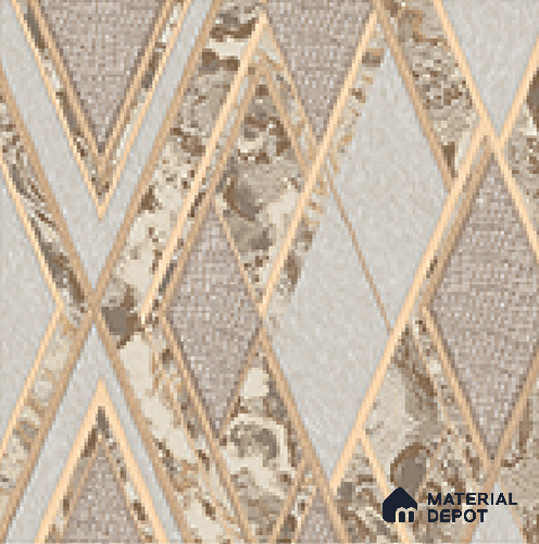 AA100103 | 9.5 Meter x 21 Inch PVC Geometric Look Wallpaper - 55 Sq. Ft. | Minimum 15% wastage during installation
