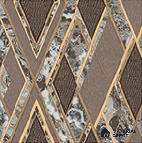 AA100104 | 9.5 Meter x 21 Inch PVC Geometric Look Wallpaper - 55 Sq. Ft. | Minimum 15% wastage during installation