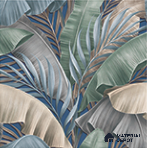 AA100205 | 9.5 Meter x 21 Inch PVC Florals Look Wallpaper - 55 Sq. Ft. | Minimum 15% wastage during installation