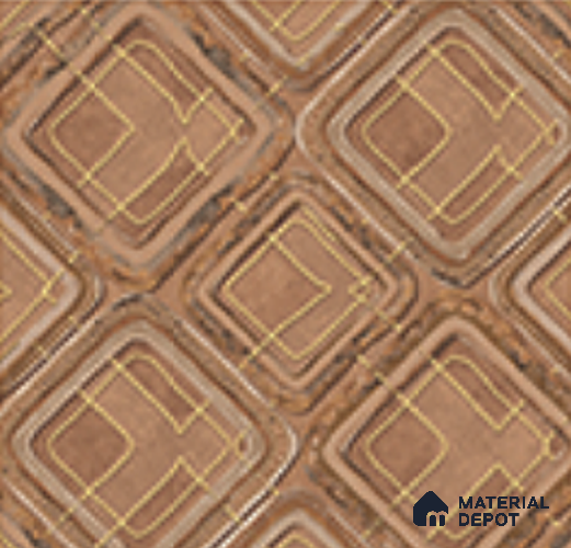 AA100608 | 9.5 Meter x 21 Inch PVC Patterned Look Wallpaper - 55 Sq. Ft. | Minimum 15% wastage during installation