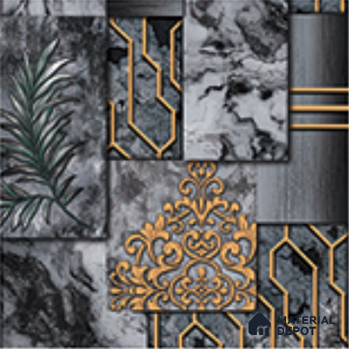 AA101004 | 9.5 Meter x 21 Inch PVC Patterned Look Wallpaper - 55 Sq. Ft. | Minimum 15% wastage during installation