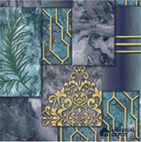 AA101005 | 9.5 Meter x 21 Inch PVC Patterned Look Wallpaper - 55 Sq. Ft. | Minimum 15% wastage during installation