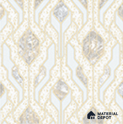 AA101102 | 9.5 Meter x 21 Inch PVC Patterned Look Wallpaper - 55 Sq. Ft. | Minimum 15% wastage during installation