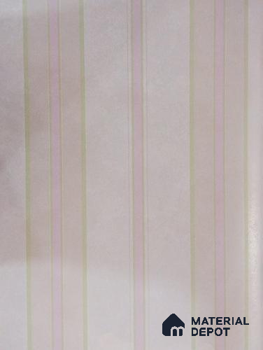 DE40813 | 10 Meter x 21 Inch PVC Stripes Look Wallpaper - 57 Sq. Ft. | Minimum 15% wastage during installation