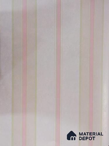 DE40814 | 10 Meter x 21 Inch PVC Stripes Look Wallpaper - 57 Sq. Ft. | Minimum 15% wastage during installation