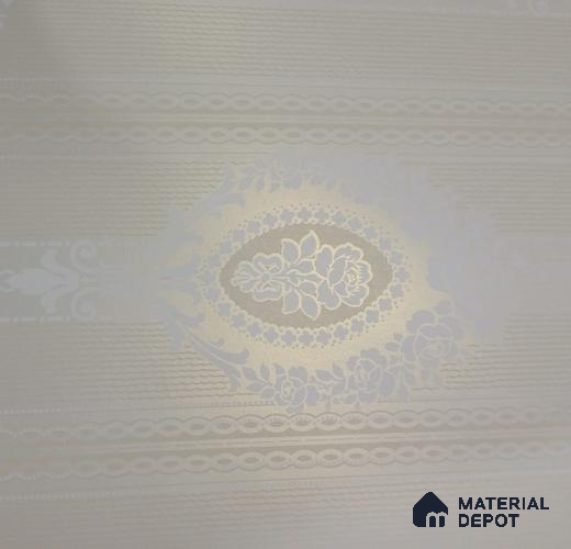 DE40820 | 10 Meter x 21 Inch PVC Florals Look Wallpaper - 57 Sq. Ft. | Minimum 15% wastage during installation