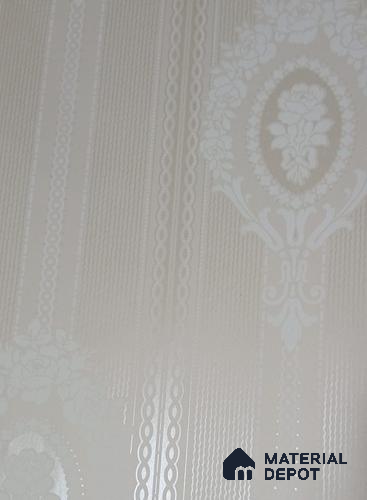 DE40823 | 10 Meter x 21 Inch PVC Florals Look Wallpaper - 57 Sq. Ft. | Minimum 15% wastage during installation