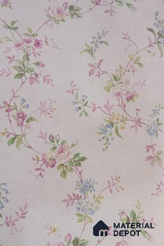 DE40836 | 10 Meter x 21 Inch PVC Florals Look Wallpaper - 57 Sq. Ft. | Minimum 15% wastage during installation