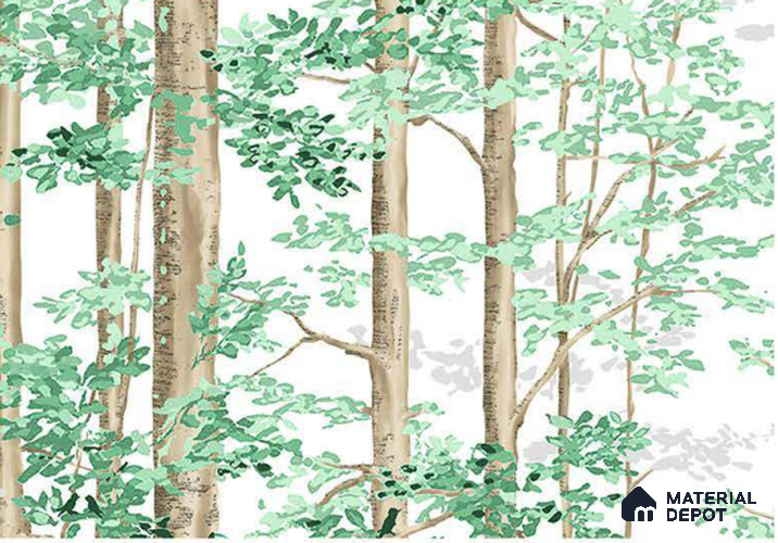 FE502-1 | 10 Meter x 21 Inch PVC Tropical Look Wallpaper - 57 Sq. Ft. | Minimum 15% wastage during installation