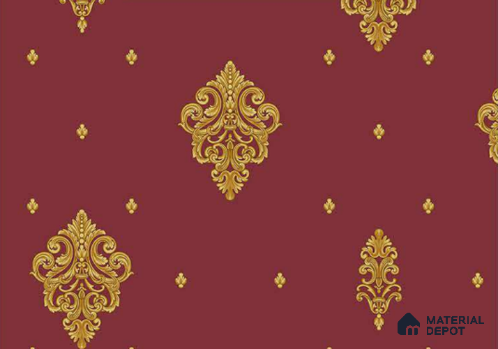 FE507-3 | 10 Meter x 21 Inch PVC Damask Look Wallpaper - 57 Sq. Ft. | Minimum 15% wastage during installation