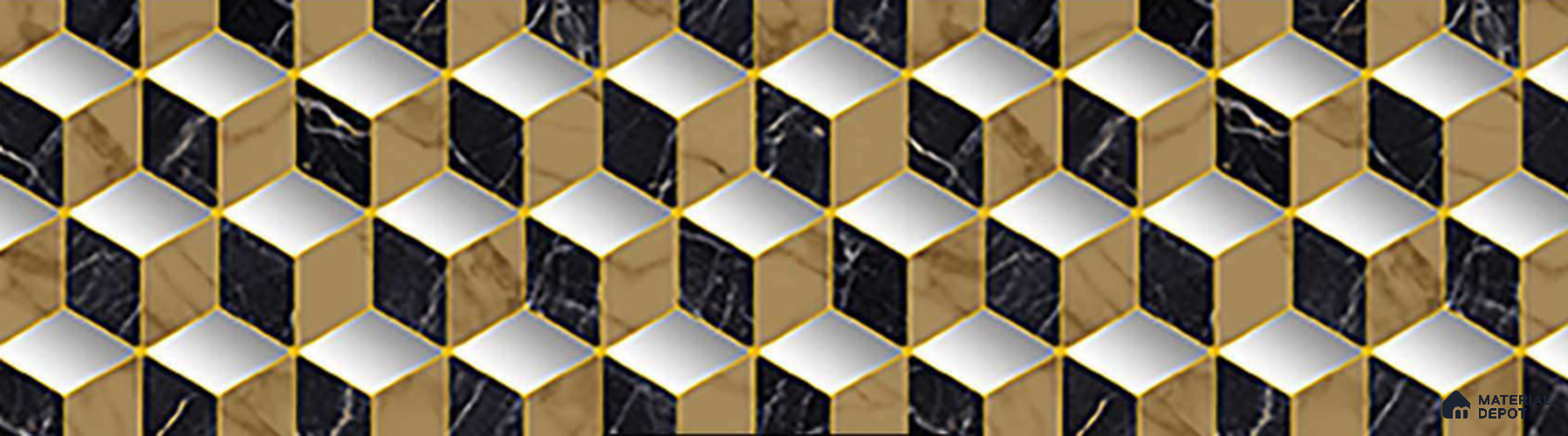 FE510-5 | 10 Meter x 21 Inch PVC Geometric Look Wallpaper - 57 Sq. Ft. | Minimum 15% wastage during installation