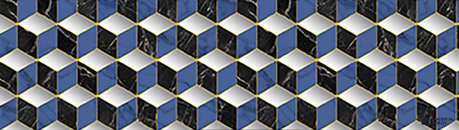FE510-6 | 10 Meter x 21 Inch PVC Geometric Look Wallpaper - 57 Sq. Ft. | Minimum 15% wastage during installation