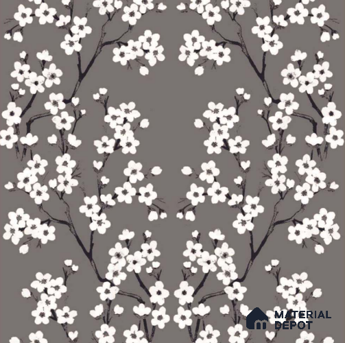 FL-2330 | 10 Meter x 21 Inch Non Woven Florals Look Wallpaper - 57 Sq. Ft.