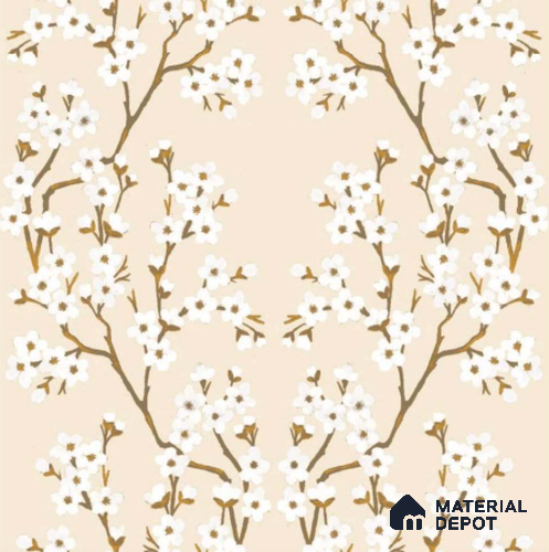 FL-2332 | 10 Meter x 21 Inch Non Woven Tropical Look Wallpaper - 57 Sq. Ft.