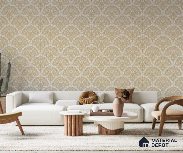 FL-2339 | 10 Meter x 21 Inch Non Woven Patterned Look Wallpaper - 57 Sq. Ft.