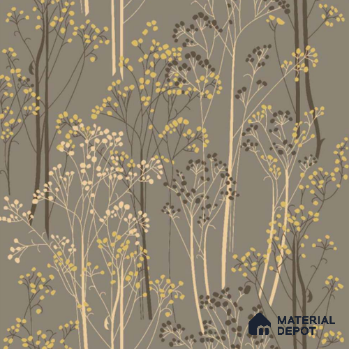 FL-2351 | 10 Meter x 21 Inch Non Woven Florals Look Wallpaper - 57 Sq. Ft.