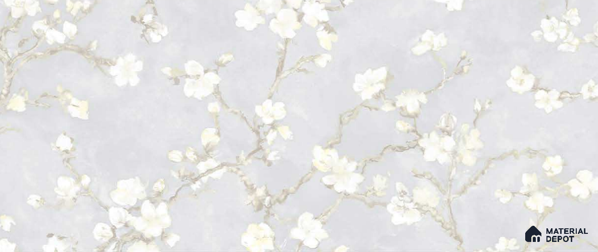 OR05-1 | 5 Meter x 42 Inch PVC Florals Look Wallpaper - 57 Sq. Ft. | Minimum 15% wastage during installation