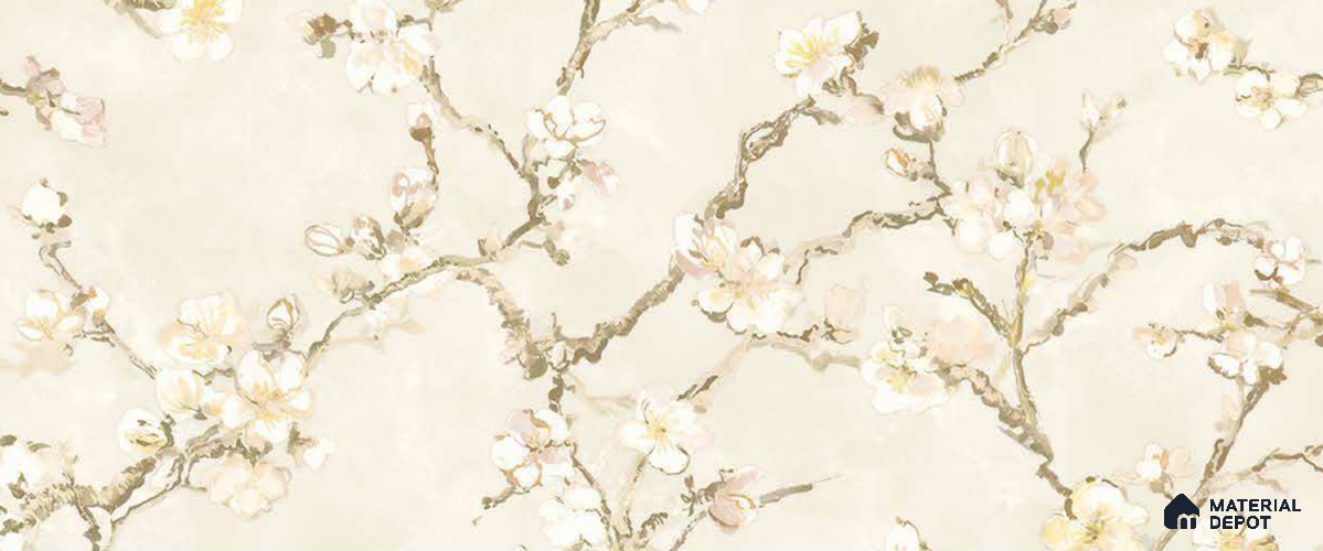 OR05-2 | 5 Meter x 42 Inch PVC Florals Look Wallpaper - 57 Sq. Ft. | Minimum 15% wastage during installation
