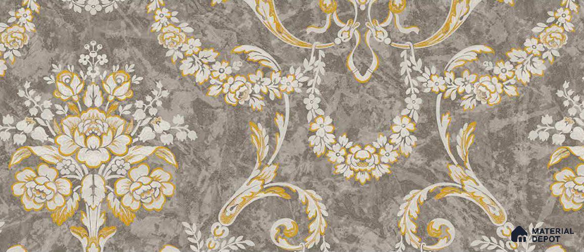 OR09-1 | 5 Meter x 42 Inch PVC Patterned Look Wallpaper - 57 Sq. Ft. | Minimum 15% wastage during installation