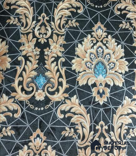 RD2501 | 5 Meter x 42 Inch PVC Damask Look Wallpaper - 57 Sq. Ft. | Minimum 15% wastage during installation