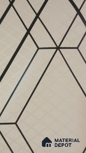 RD2533 | 5 Meter x 42 Inch PVC Geometric Look Wallpaper - 57 Sq. Ft. | Minimum 15% wastage during installation