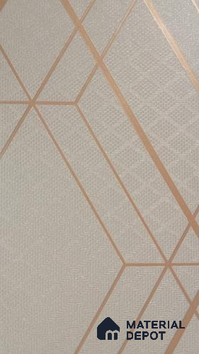 RD2534 | 5 Meter x 42 Inch PVC Geometric Look Wallpaper - 57 Sq. Ft. | Minimum 15% wastage during installation