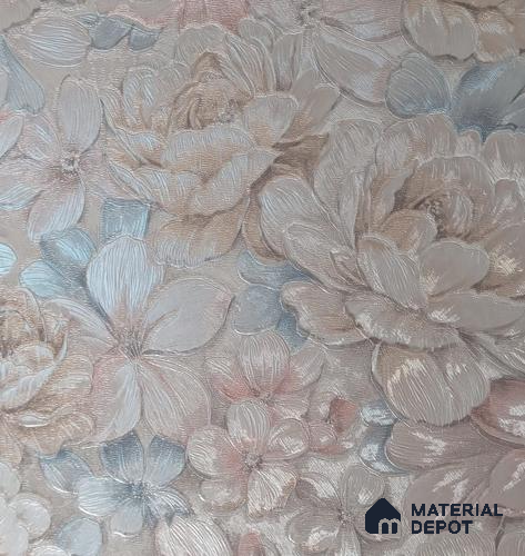 RD2550 | 5 Meter x 42 Inch PVC Florals Look Wallpaper - 57 Sq. Ft. | Minimum 15% wastage during installation