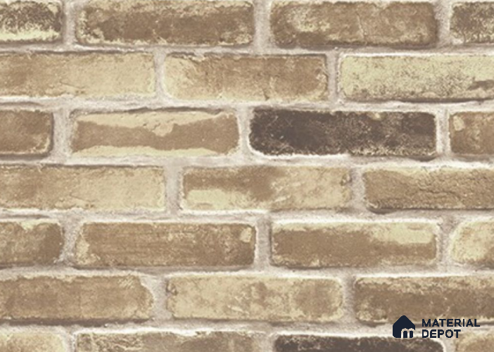 RD2661 | 10 Meter x 21 Inch PVC Brick Look Wallpaper - 57 Sq. Ft. | Minimum 15% wastage during installation