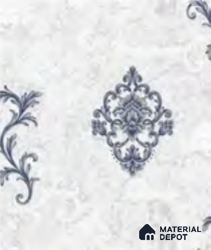 RD2911 | 10 Meter x 21 Inch PVC Damask Look Wallpaper - 57 Sq. Ft. | Minimum 15% wastage during installation