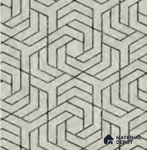 RD2920 | 10 Meter x 21 Inch PVC Patterned Look Wallpaper - 57 Sq. Ft. | Minimum 15% wastage during installation