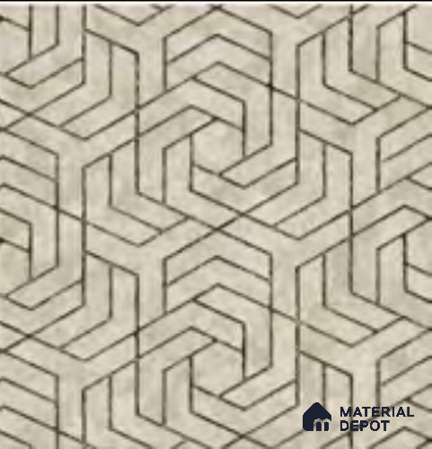 RD2926 | 10 Meter x 21 Inch PVC Patterned Look Wallpaper - 57 Sq. Ft. | Minimum 15% wastage during installation