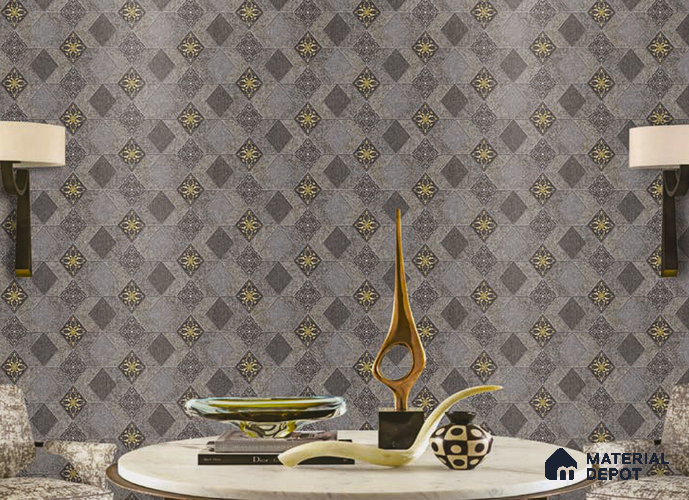 V-512 | 5 Meter x 42 Inch PVC Patterned Look Wallpaper - 57 Sq. Ft.