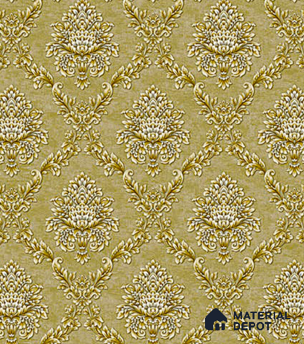 V-550 | 5 Meter x 42 Inch PVC Damask Look Wallpaper - 57 Sq. Ft.