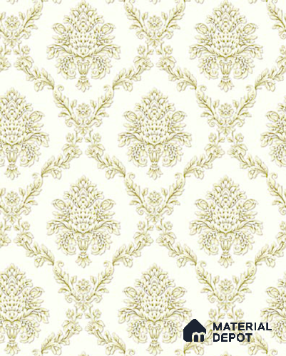 V-553 | 5 Meter x 42 Inch PVC Damask Look Wallpaper - 57 Sq. Ft.