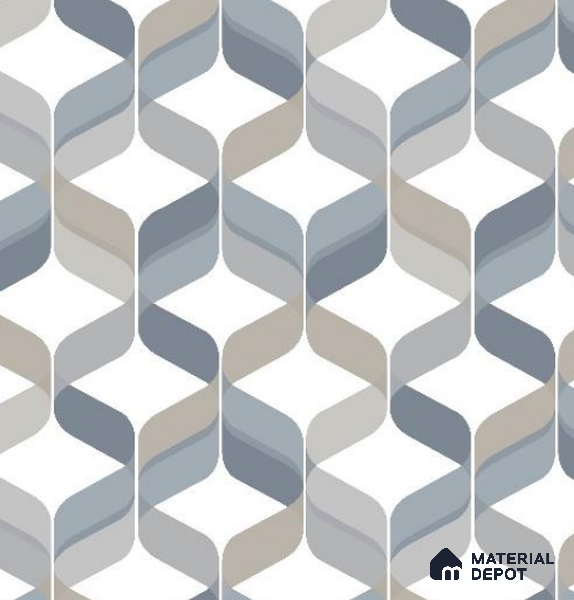 VECT-29 | 10 Meter x 21 Inch Non Woven 3D Look Wallpaper - 57 Sq. Ft. | Minimum 15% wastage during installation