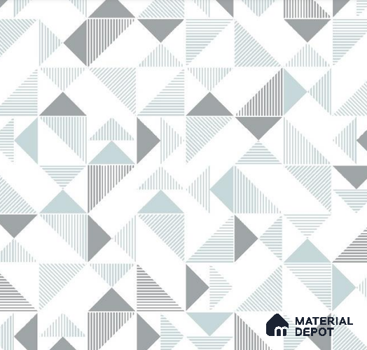 VECT-49 | 10 Meter x 21 Inch Non Woven Geometric Look Wallpaper - 57 Sq. Ft. | Minimum 15% wastage during installation