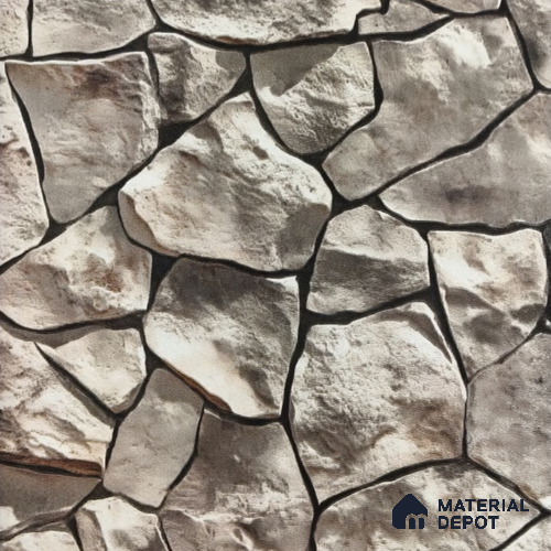 WP-1424 | 9.5 Meter x 21 Inches Stone Look Wallpaper - 54 Sq. Ft.  | Minimum 15% wastage during installation