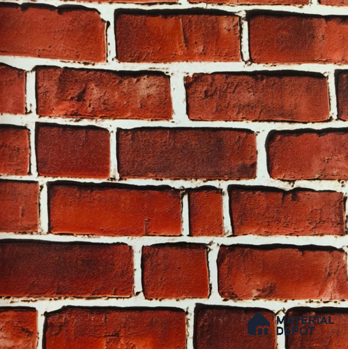 WP-1445 | 9.5 Meter x 21 Inches Brick Look Wallpaper - 54 Sq. Ft. | Minimum 15% wastage during installation