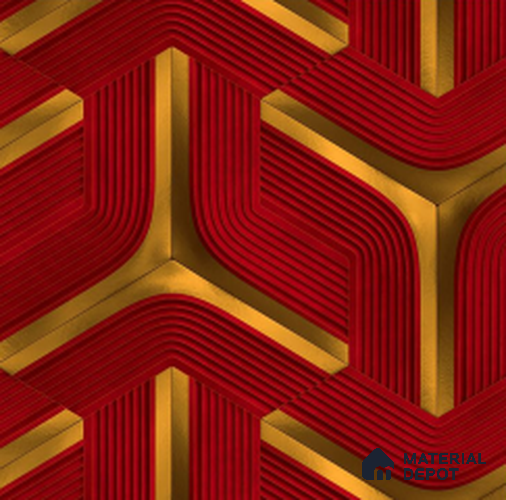 WT0906 | 10 Meter x 21 Inch PVC Patterned Look Wallpaper - 57 Sq. Ft. | Minimum 15% wastage during installation