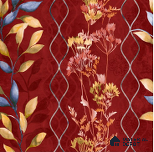 WT1006 | 10 Meter x 21 Inch PVC Florals Look Wallpaper - 57 Sq. Ft. | Minimum 15% wastage during installation