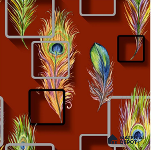 WT1102 | 10 Meter x 21 Inch PVC Patterned Look Wallpaper - 57 Sq. Ft. | Minimum 15% wastage during installation