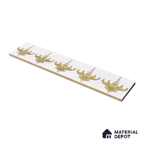 Ceramic Tile Border Matte Finish Deepa 2 Gracia PM 00331 B | 65x300 mm | Adhesive Type Installation | Suitable for Decorative Highlighter Border