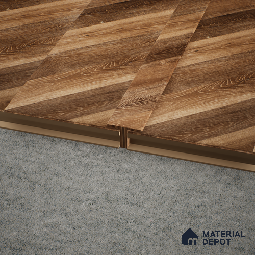 MDF Transition T Profile Chevron PM 00452 K | 8 ft Length | Compatible for Laminate Wood Floor LF 00302 D