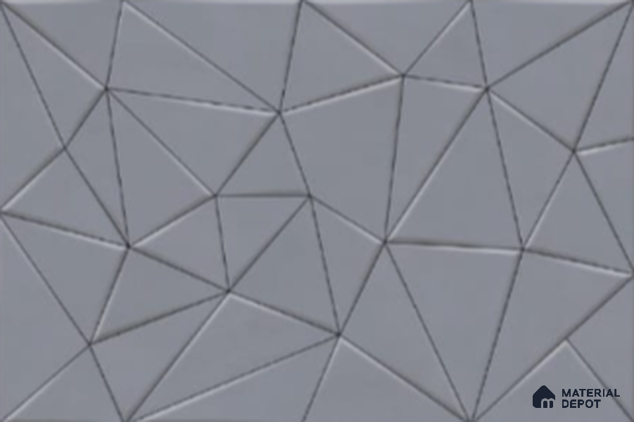3D Floor Tile TL 00630 D Grey 12 x 12 inch Matte Finish Digital Ceramic Anti Skid Floor Tile - 6 mm