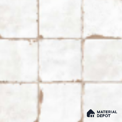 Patterned Tile TL 09725 Square 203 L 12 x 12 inch Ceramic Matte Finish - 9 mm | Please Expect a Slight Variation of Pattern