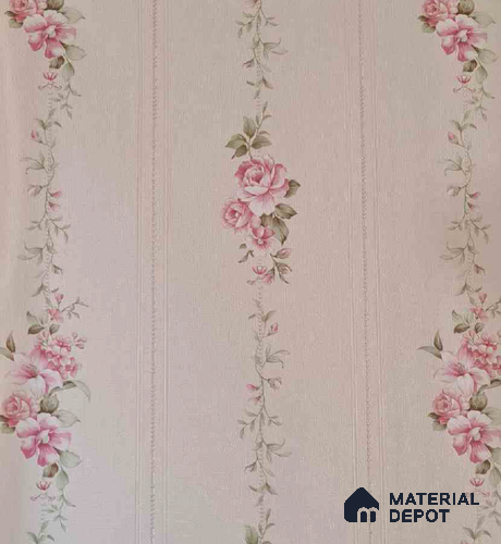 10135-4 | 17ft x 3.7 ft (44.4 Inches) Florals Look Wallpaper - 62.9 Sq. Ft. | Minimum 15% wastage during installation