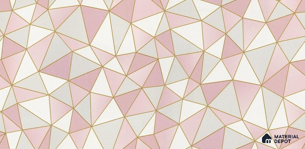 10230-3 | 5.18 Meter x 42 Inch PVC Geometric Look Wallpaper - 59.5 Sq. Ft. | Minimum 15% wastage during installation