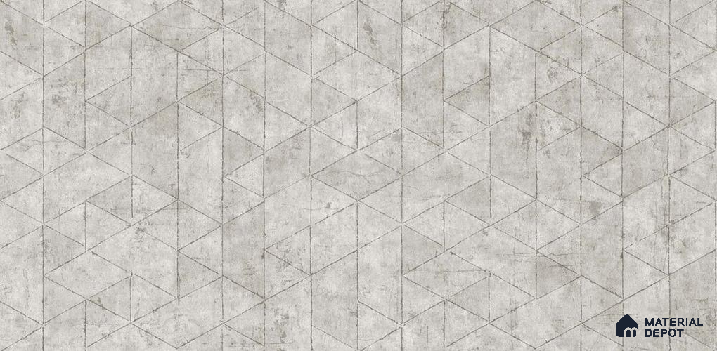 10239-2 | 5.18 Meter x 42 Inch PVC Geometric Look Wallpaper - 59.5 Sq. Ft. | Minimum 15% wastage during installation