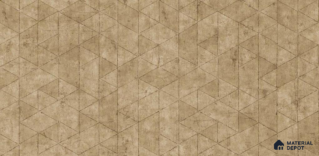 10239-4 | 5.18 Meter x 42 Inch PVC Geometric Look Wallpaper - 59.5 Sq. Ft. | Minimum 15% wastage during installation