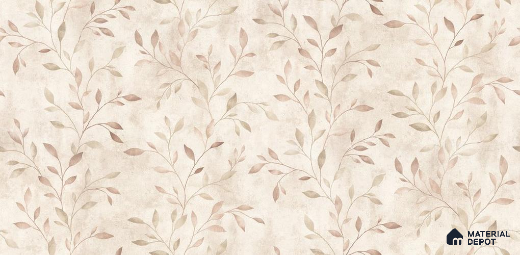 10254-2 | 5.18 Meter x 42 Inch PVC Florals Look Wallpaper - 59.5 Sq. Ft. | Minimum 15% wastage during installation